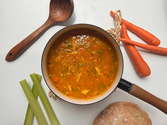 Tomato Free Chicken Pastina Soup Recipe using CARINARA pasta sauce